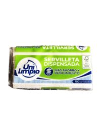 Servilleta dispensada en Z